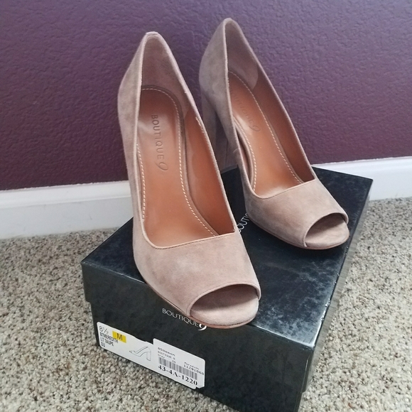 Boutique9 Opened-Toed Pumps - Picture 1 of 4